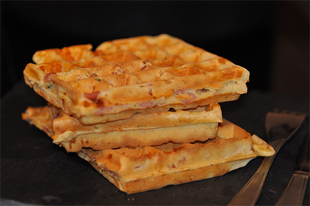 gaufres jambon